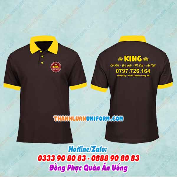 In Áo Đồng Phục Trà Sữa Đẹp | May Áo Thun Polo Giá Rẻ Gò Vấp Hcm