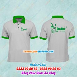 Áo Polo Đồng Phục Trà Sữa | in Decal Nhiệt Lên Áo Đẹp Gò Vâp Hcm
