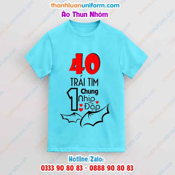 Áo Nhóm Xanh Thiên Thanh Đẹp | May Đồng Phục Sự Kiện Gò Vấp Hcm