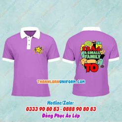 Áo Thun Lớp Màu Tím Đẹp | Thiết Kế Áo Lớp Đẹp Giá Rẻ Gò Vấp Tphcm