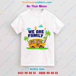 In Áo Thun Nhóm Trắng Du Lịch | May Đồng Phục Cổ Tròn Gò Vấp Hcm