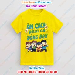 In Áo Nhóm Màu Vàng Cá Tính | Ăn Chơi Phải Có Đồng Bọn