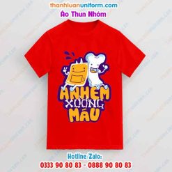 In Áo Nhóm Màu Đỏ Nổi Bật | May Đồng Phục Giá Rẻ Gò Vấp Tphcm