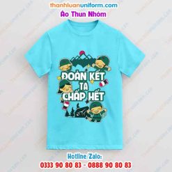 In Áo Nhóm Màu Xanh Da Dễ Thương | Xưởng May Đồng Phục Tphcm