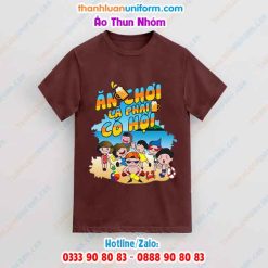 Áo Phông Nhóm Màu Nâu | Mẫu In Áo Đồng Phục Đẹp Gò Vấp Tphcm