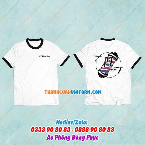 In Áo Đồng Phục Tiệm Tóc | May Áo Thun Nhân Viên Giá Rẻ Gò Vấp Hcm