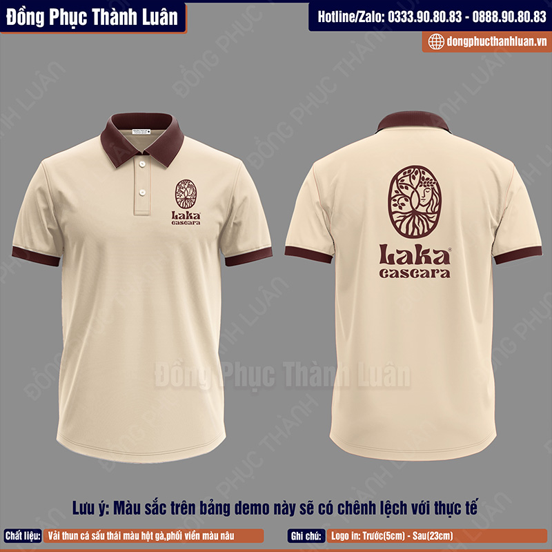 mẫu áo polo đồng phục