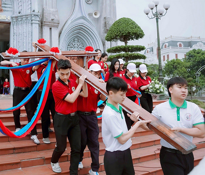 may áo giáo xứ đồng nai