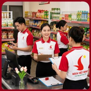 đặt áo đồng phục nhân viên